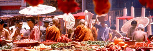 Market Scene in South-East-Asia